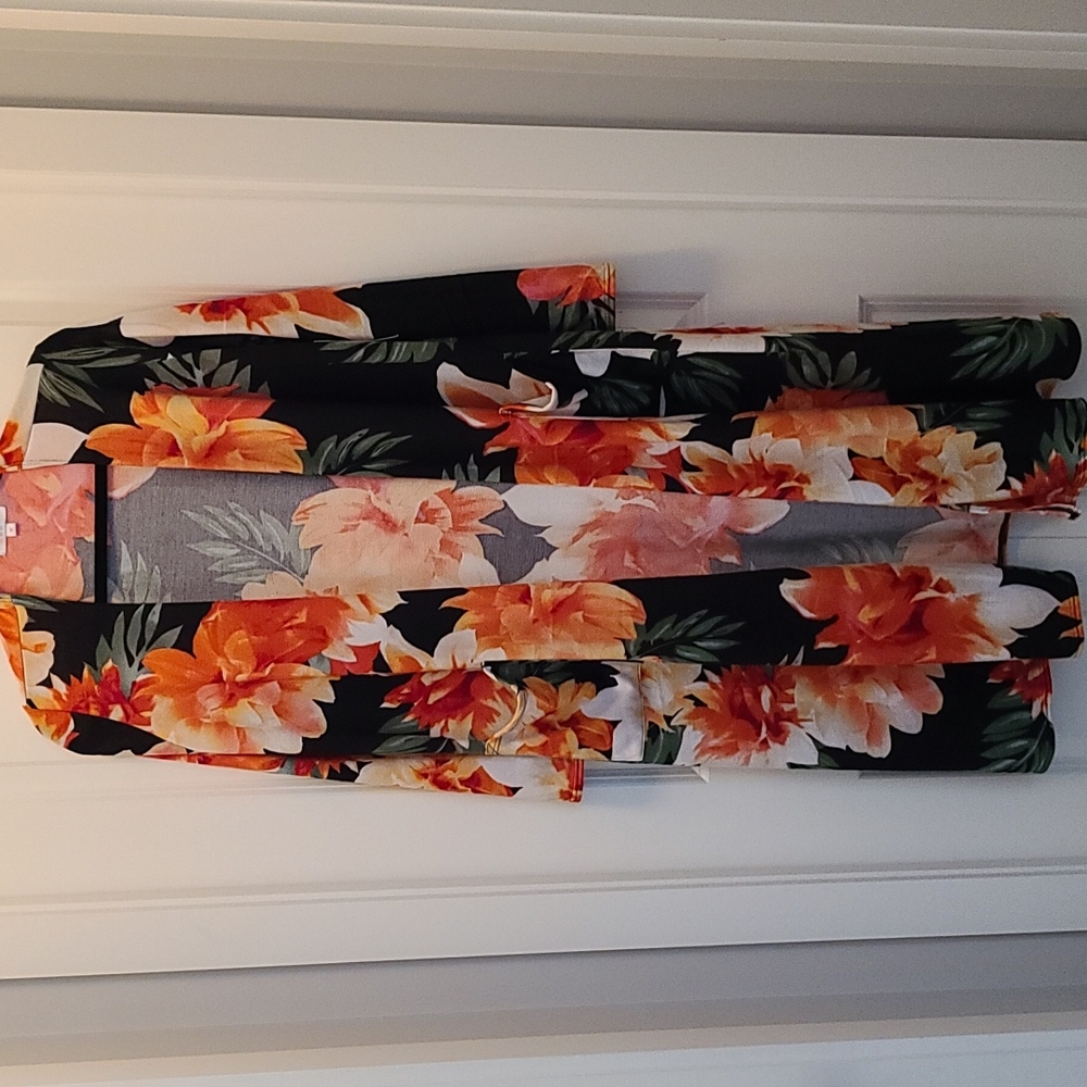 Long Tropical Cardigan